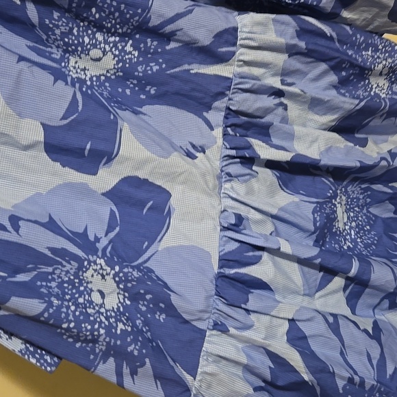 Carolina Herrera Blue Floral Midi Dress - Picture 5 of 10